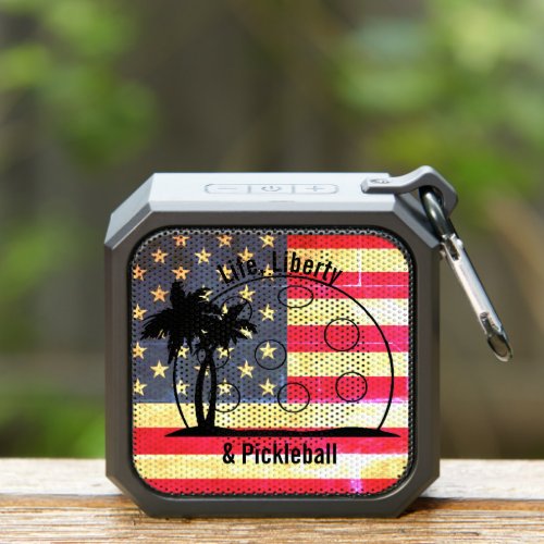 Life Liberty  Pickleball USA Bluetooth Speaker