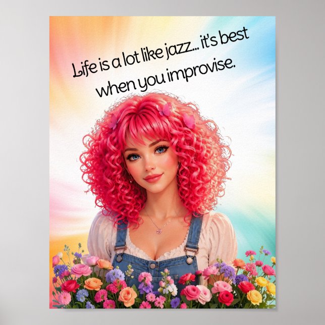 Life like Jazz Poster (Front)