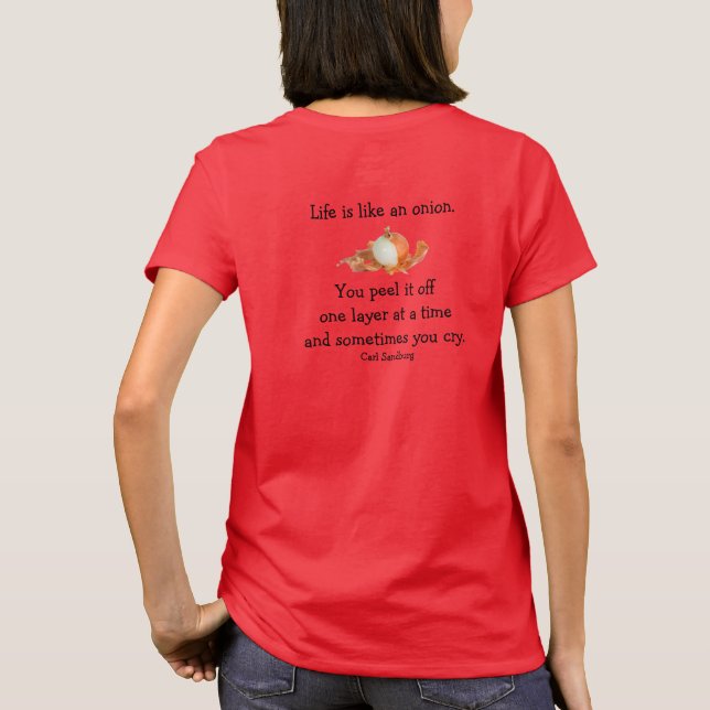 Life Like Onion T-Shirt (Back)