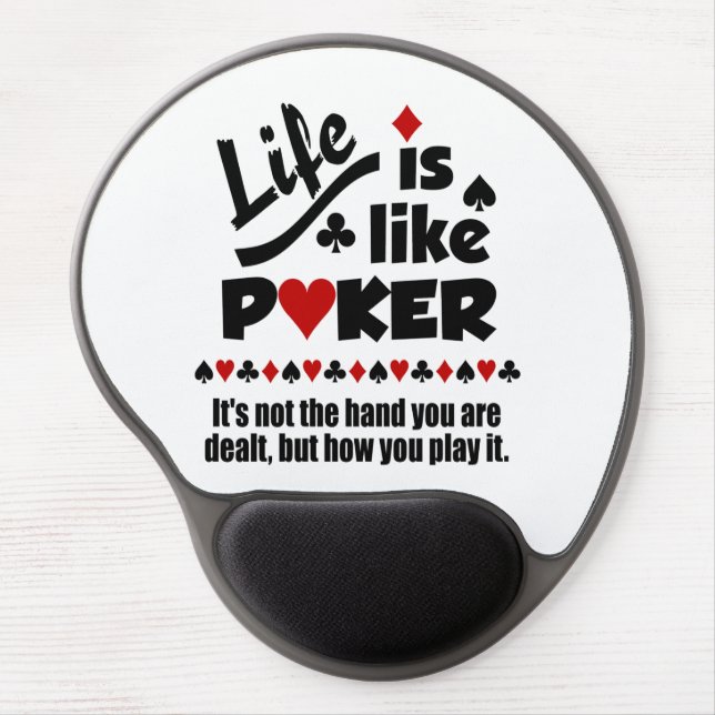 LIFE LIKE POKER custom mousepad (Front)