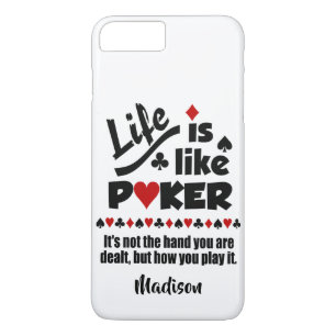 Life Like Poker custom name phone cases