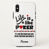 Life Like Poker custom name phone cases