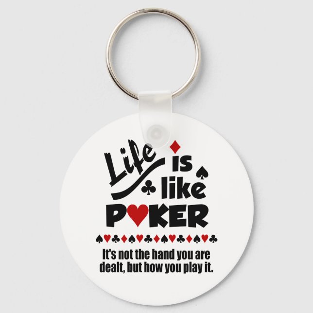 Life Like Poker keychain (Front)