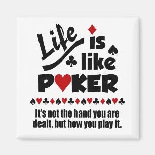 Life Like Poker magnet