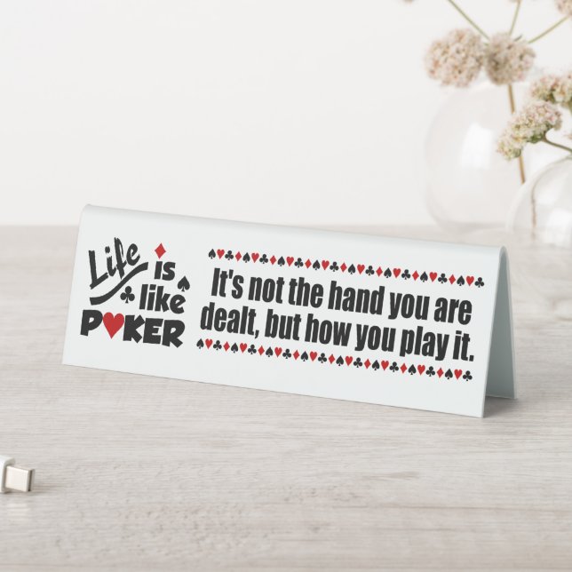 Life Like Poker Table Tent (In SItu (Table))