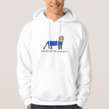 Life Looks Better in Red Boots – Whimsical Hoodie