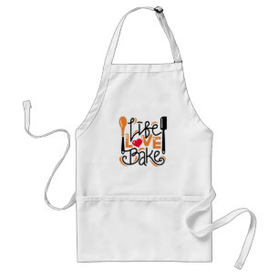 Life Love Bake Adult Apron