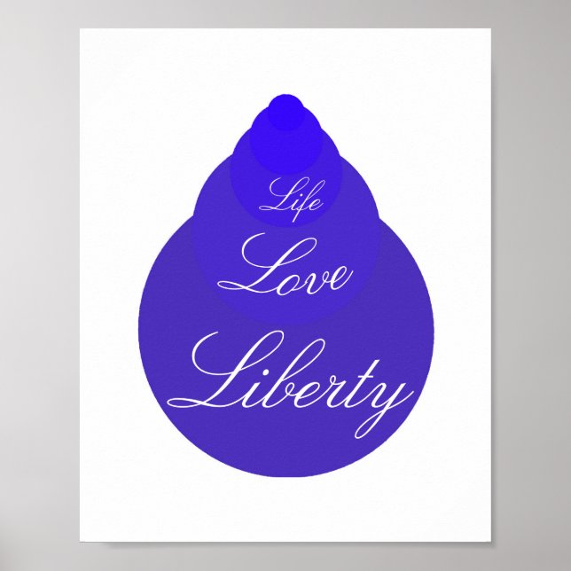 Life Love Liberty Poster (Front)