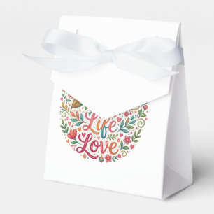 "Life & Love" Premium Gift Bag – Beautiful Favor Boxes