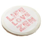 Life, Love, Zen Sugar Cookie (Angled)