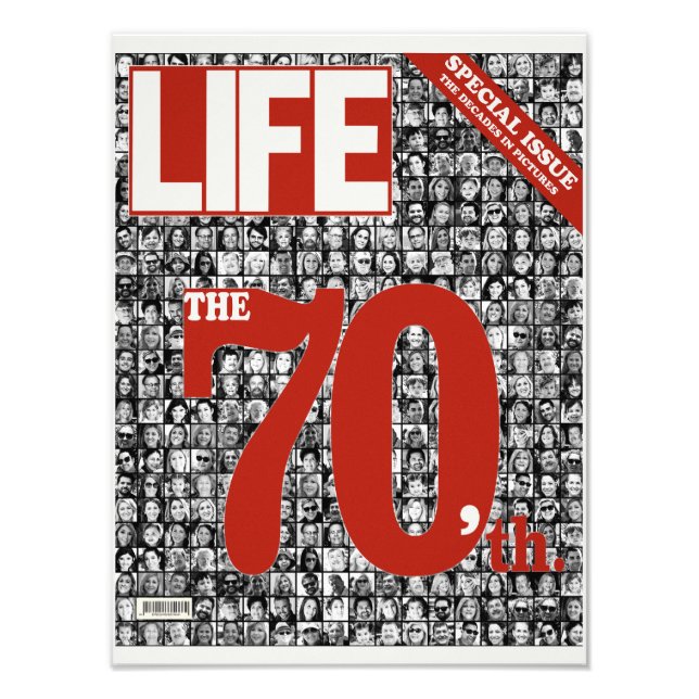 Life Magazine Custom Photo Collage Print (Front)