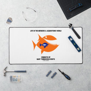 Life Mergers & Acquisitions World Turducken Fish Desk Mat
