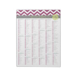 Life.more Organized. Grocery Shopping List Tearpad Notepad at Zazzle
