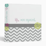 Life. More Organized.  Home Management Binder 1&quot; at Zazzle