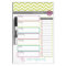 Life. More Organized. Meal Plan Dry Erase Board