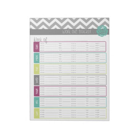 Life. More Organized. Workout Tracker Notepad