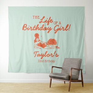 Life of a Birthday Girl Party Backdrop