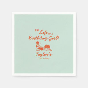 Life of a Birthday Girl Party Napkins