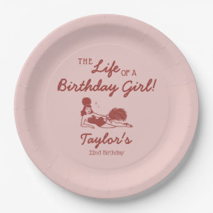 Life of a Birthday Girl Party Paper Plates