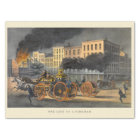 Life of a Fireman Vintage Lithograph Decoupage