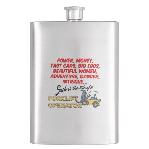 Life of a Forklift Operator Flask