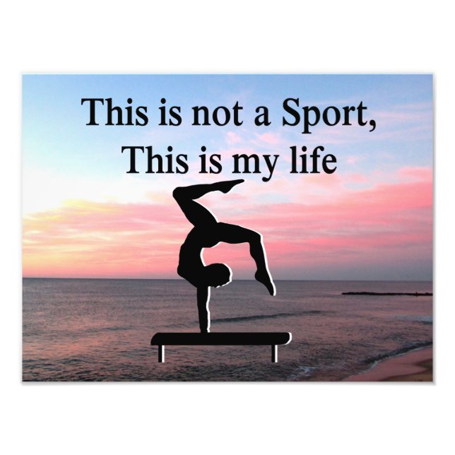 LIFE OF A GYMNAST PHOTO PRINT (Front)