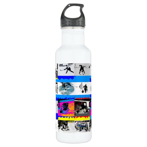 Life of a Hockey Player _ Ice Hockey Stainless Steel Water Bottle