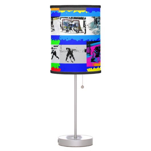 Life of a Hockey Player - Ice Hockey Table Lamp (Left)