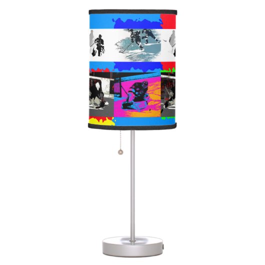 Life of a Hockey Player - Ice Hockey Table Lamp (Right)