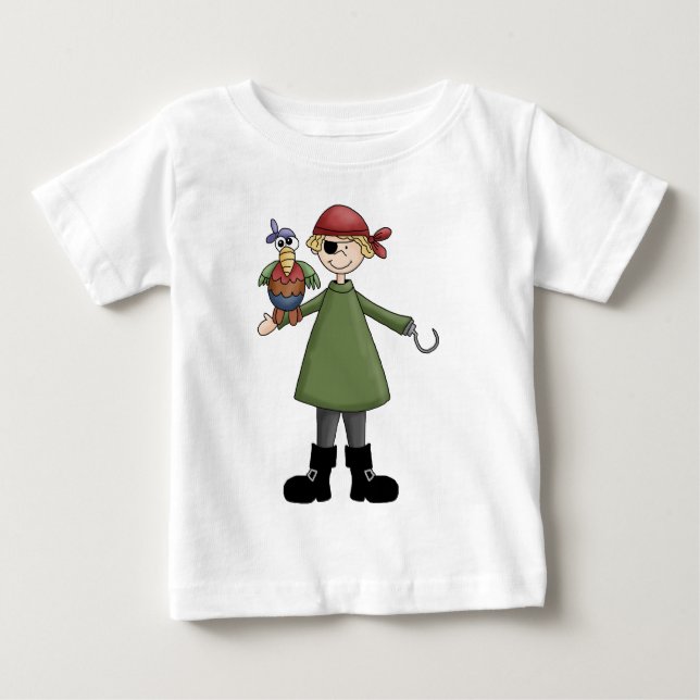 Life Of A Pirate Baby T-Shirt (Front)