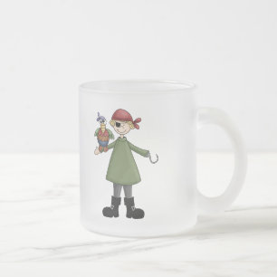 Life Of A Pirate Frosted Glass Coffee Mug