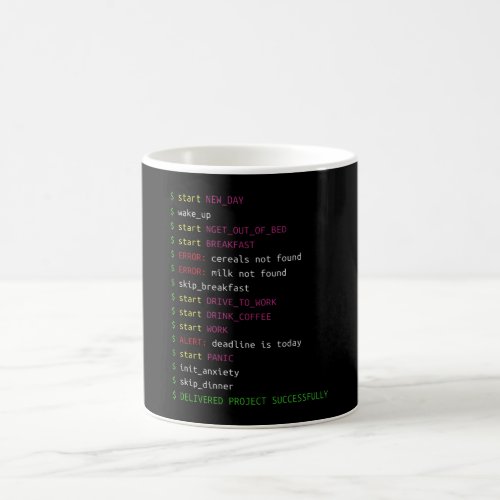 Life of a Programmer  Coding Geek Gift Coffee Mug