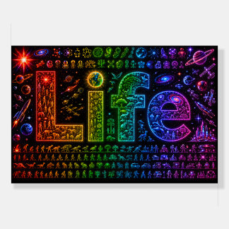 Life Of a Starkind | Space themed Foam Board Print