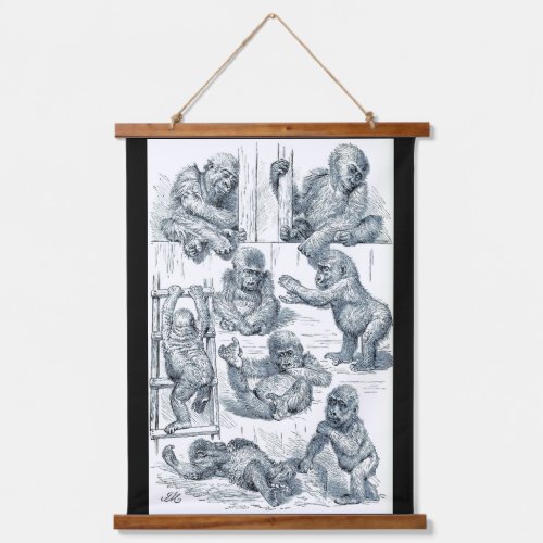 Life of a Young Gorilla Hanging Tapestry