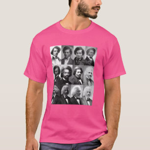 Life Of Frederick Douglass Shirt-Retro Black Histo T-Shirt