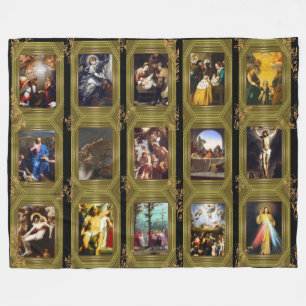 Life of Jesus Christ Fleece Blanket