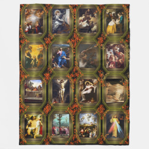 Life of Jesus Christ Fleece Blanket
