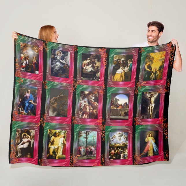 Life of Jesus Christ Fleece Blanket (In Situ)