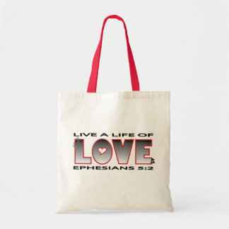 life of love tote bag
