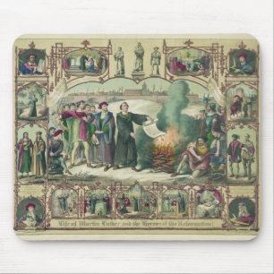 Life of Martin Luther & Heroes of the Reformation Mouse Pad