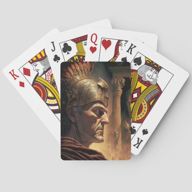 Life of Nicias and Crassus Poker Cards (Back)