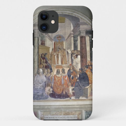 Life of St Benedict fresco detail iPhone 11 Case
