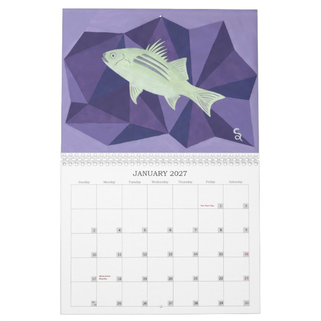 Life of the Hudson River Calendar (Jan 2027)