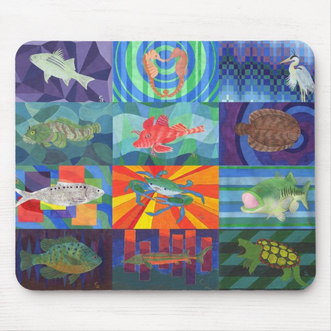 Life of the Hudson River Mouse Pad (Front)