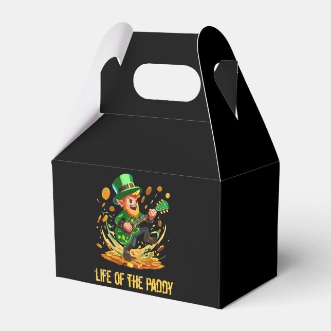 Life of the paddy, St Patrick's day Favor Boxes (Front Side)
