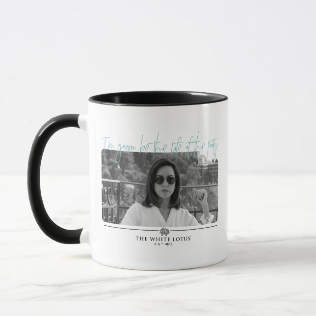 Life of the Party - The White Lotus Mug (Left)