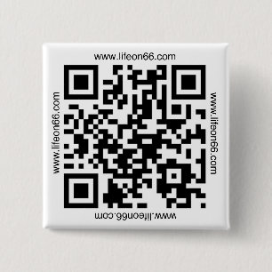 Life On 66 Button(QR code) Pinback Button