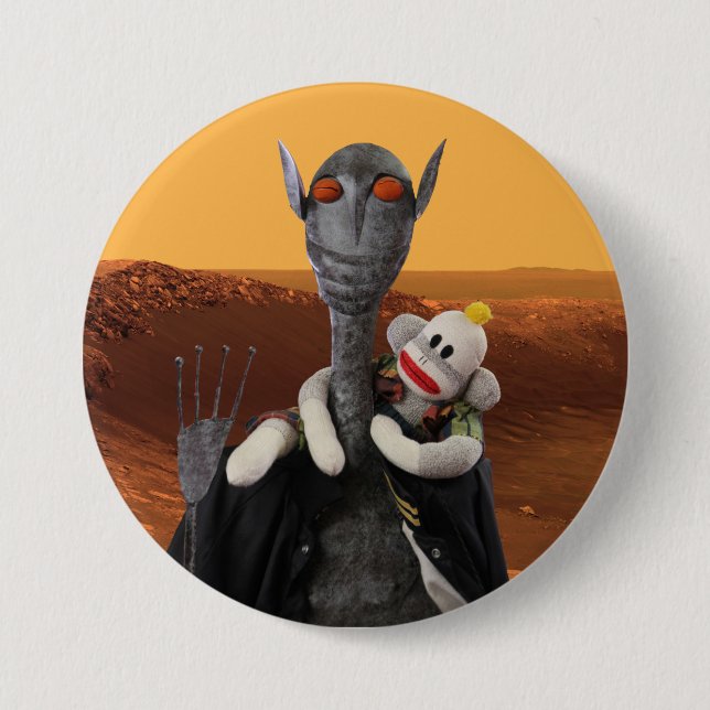 Life on Mars Button (Front)