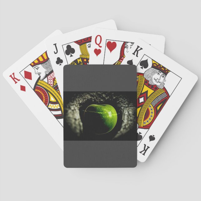 life on the apple poker cards (Back)