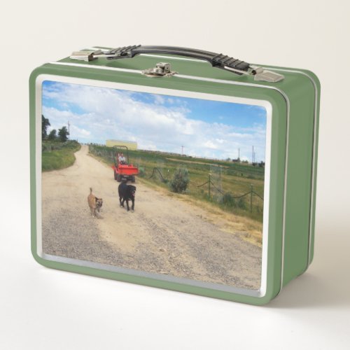 Life on the Ranch v2 Metal Lunch Box